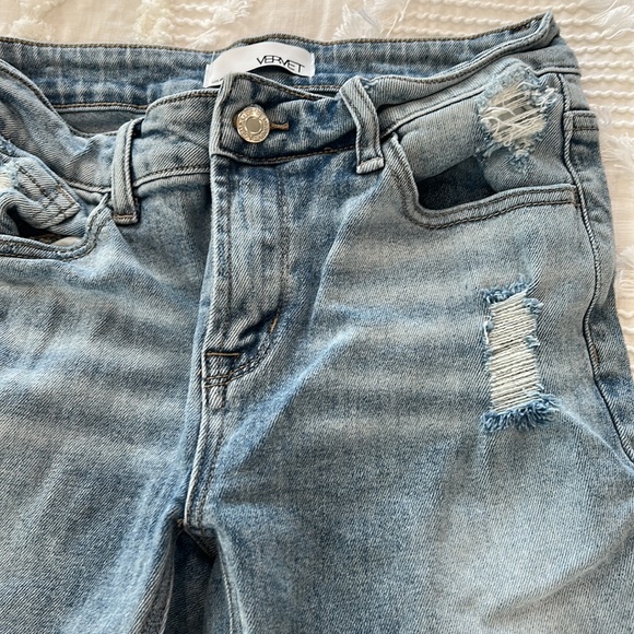 Vervet Skinny Distressed Ankle Jeans - Picture 2 of 6